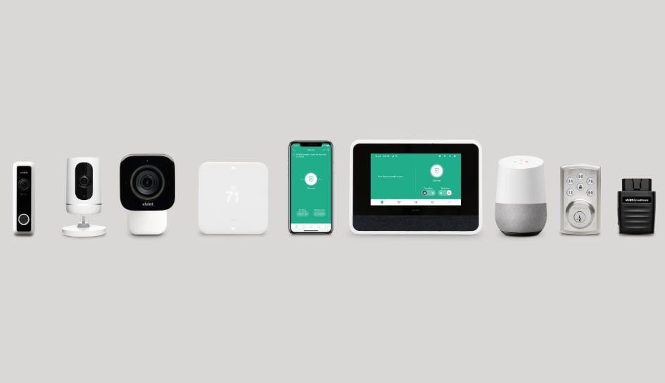 Vivint home security product line in Savannah